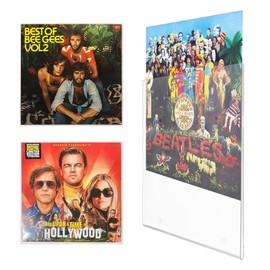 WEIMINLI Vinyl Display Frame, Vinyl Record Display Frame, Vinyl Frame Display, Clear Frameless Vinyl Record Frames for 12x12 Inch LP, Vinyl Record Wall Mount,gifts for vinyl record lovers(3 Pack)
