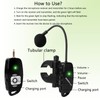 SAYTINAI Wireless Flute Microphone for Instrument System: 2.4G Cordless Professional