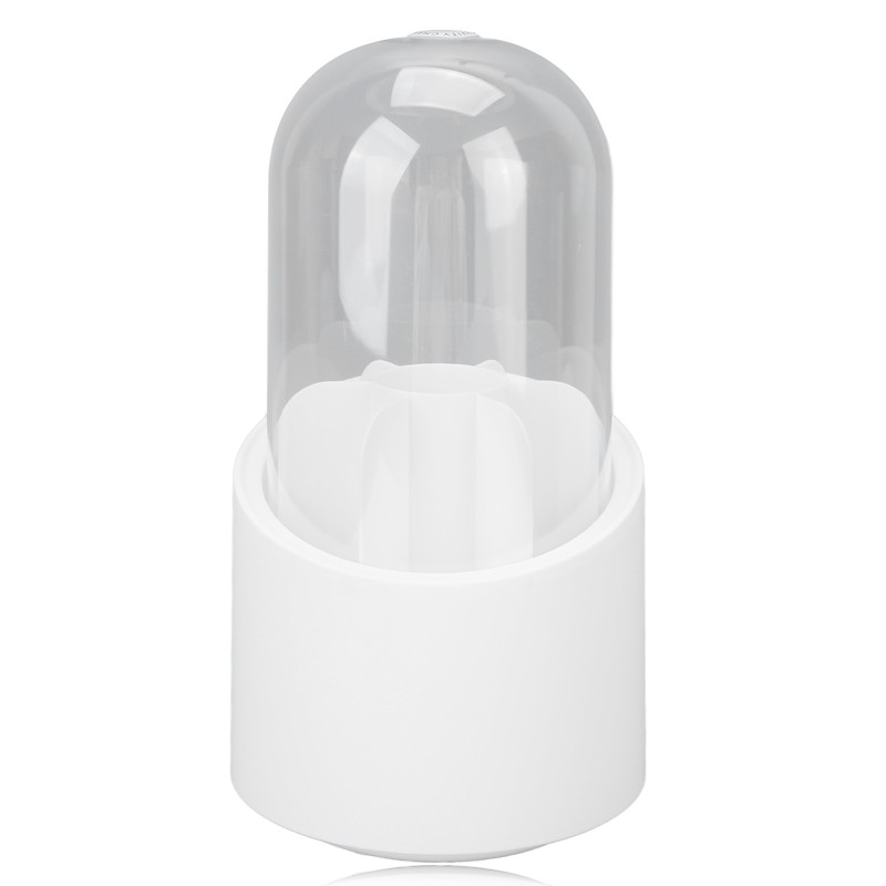 Makeup Brush Holder 360 Degree Rotatable Large Capacity Dustproof Cosmetics