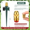 Landical Above Ground Irrigation Garden Sprinkler System 3 Pack Lawn