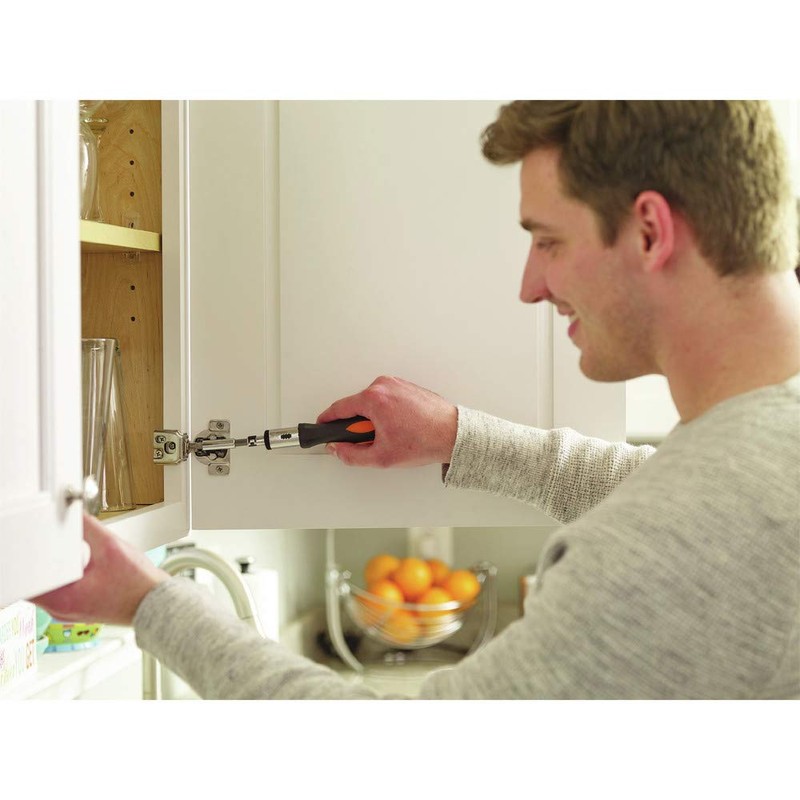 BLACK+DECKER 12V MAX Drill & Home Tool Kit, 60-Piece (BDCDD12PK)