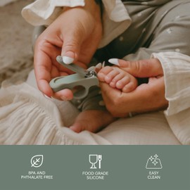 noüka Bundle: Easy-Grip Nail Clippers & Nail Brush Shifting Sand