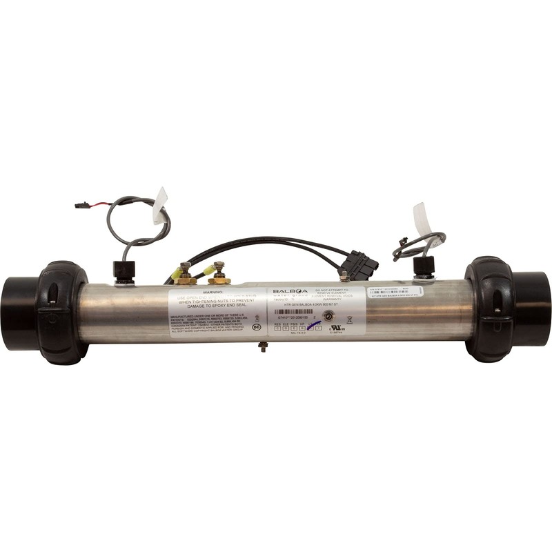 Balboa Heater, FloThru, BWG BP, 4.0kW, 230v, w/Plug-n-Click G7412