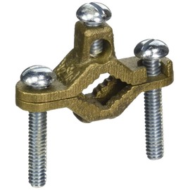 Morris Products 90627 Ground Pipe Clamp, Copper, 1/2-Inch-1-Inch