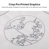 Embroidery Kit with Sheep Pattern, Hand Punching Adult Craft Kits,Tapestry