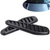 2pcs Carbon Fiber Style Car Air Flow Intake Decorative Scoop