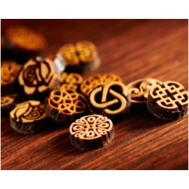 Purflex Fretboard Position Markers (10) "Celtic Square"