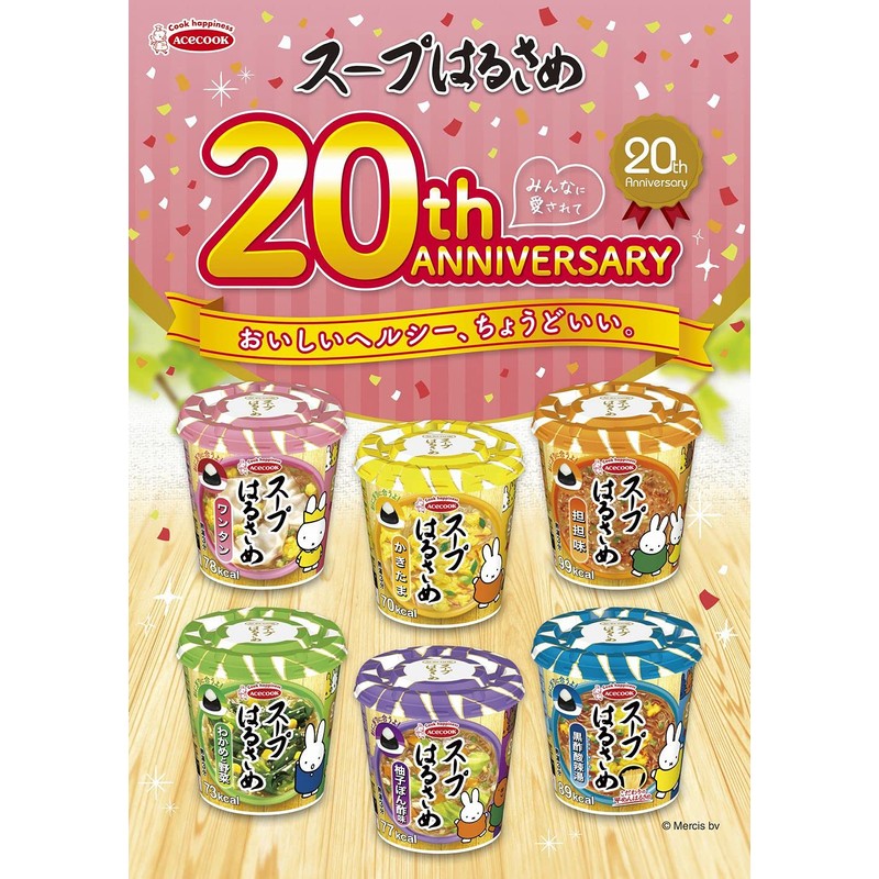 Acecock Soup Harusame Taste 1.1 oz (31 g) x 6