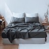 Simple&Opulence 100% Linen Sheets California King Size Set, 4 Pcs