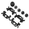 Rubber Shock Absorption Set Bow String Piece Dampening Stabilizer for