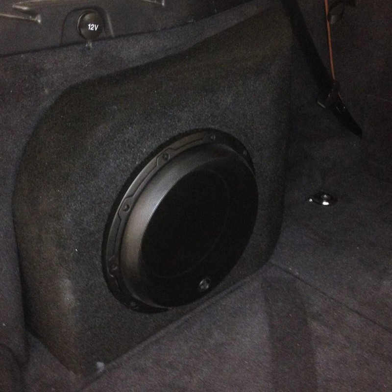 HOMCHEK Sub woofer Speaker Box Carpet -Audio Video Wrap Trunk