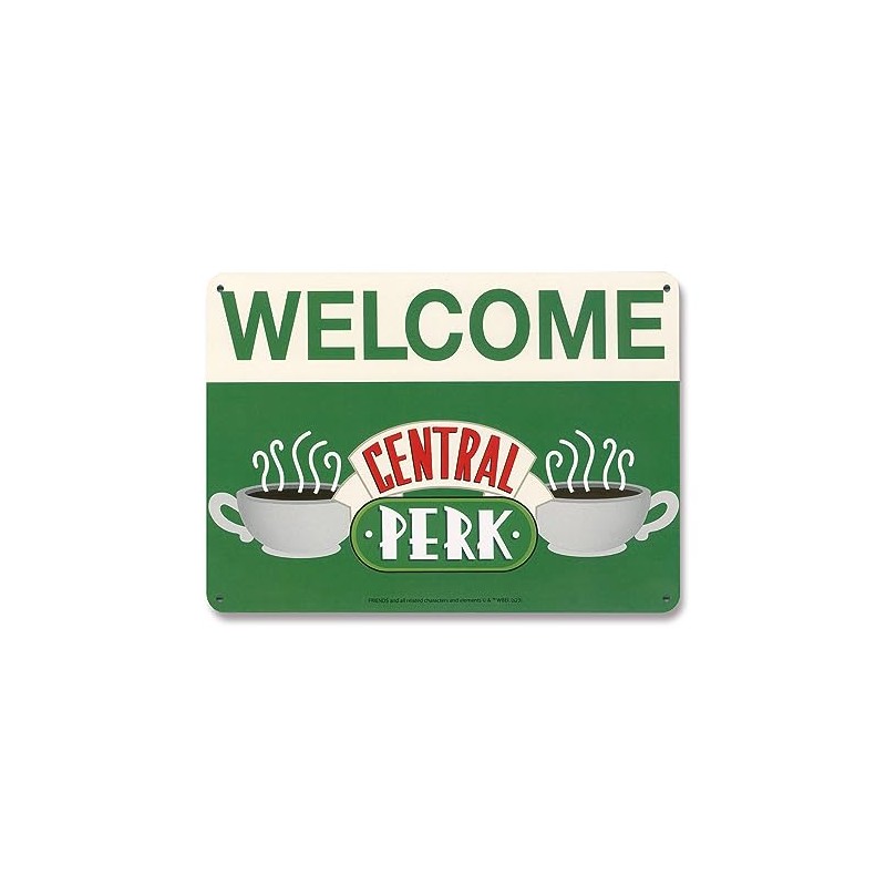 Logoshirt® Friends I Central Perk I Welcome I Retro Tin