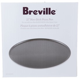 Breville BOV450PP Pizza Pan Compatible with Mini Smart Oven BOV450, 11 Inch, Black
