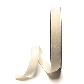 s.dekoda Decorative Velvet Ribbon 10 m x 15 mm Cream Beige Velvet Border Ribbon