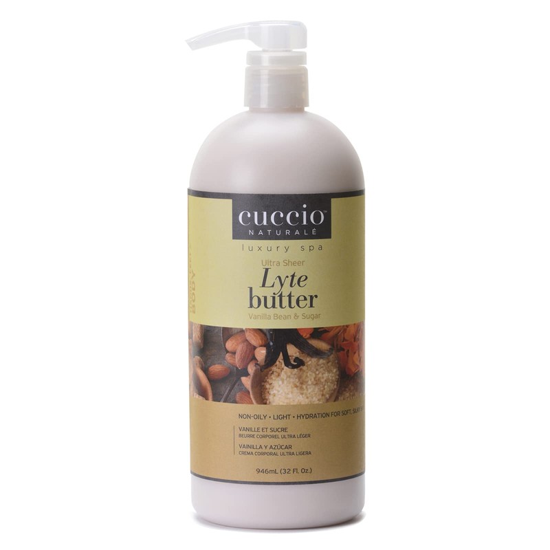 Cuccio Lyte Crema Corporal Piel Ultra Suave Vainilla y Azúcar