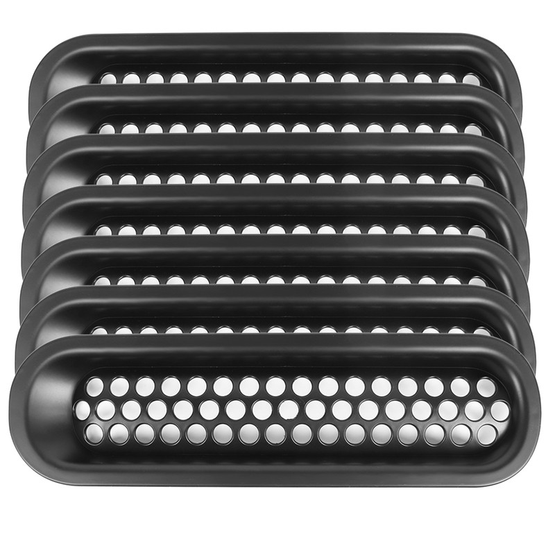 7pcs ABS Exterior Front Grilles Mesh Grill Fit For Jeep