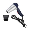 Lightweight Foldable Mini Hair Dryer Portable Adjustable Blow Dryer Silver