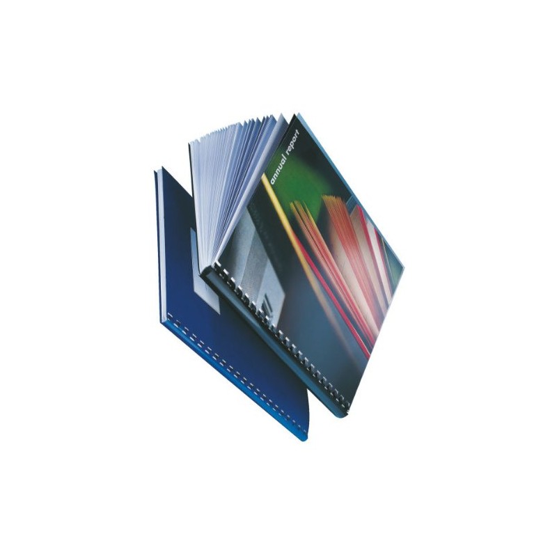 Leitz Plastic Comb Binding Spines 6mm Black - Pack of