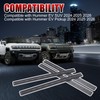Yinanlutos Inner Door Panel Strip Trim Cover Compatible with Hummer
