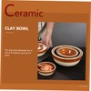iplusmile 2Pcs Ceramic Steaming Bowls Practical Kitchen Tableware for Soup