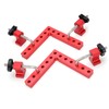 Square Positioning Ruler Kit Aluminum Alloy Right Angle 90 Degree