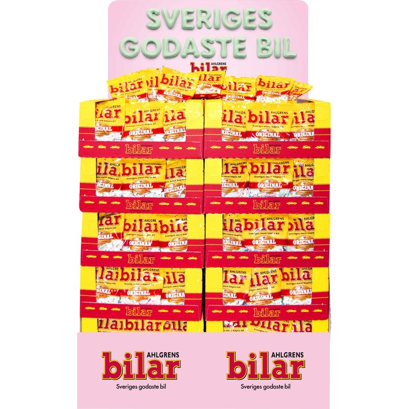 Ahlgrens Bilar ORIGINAL Swedish Chewy Candy Sweets Bag 125g.