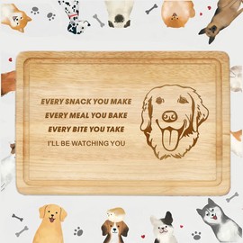 Labrador Retriever Wooden Chopping Board Dog Gifts Chopping Board Gifts Oak Wooden Cutting Board Cheese Boards Dog Lover Gifts Laser Engraved Chopping Board Home Decor for Women Birthday Christmas