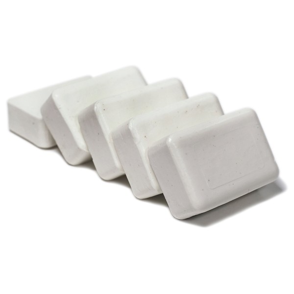 Set of 5 DermaHarmony 2% Pyrithione Zinc (ZnP) Bar Soap 4 oz - Crafted for Those with Skin Conditions - Seborrheic Dermatitis, Dandruff, etc.