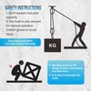 Wheel Block and Tackle System 4000LB Breaking Strength 65 Feet
