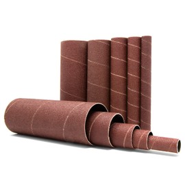 WEN 6535SP120 120-Grit Oscillating Spindle Sandpaper Sanding Sleeves with 5-5/8-Inch Height, 10 Pack