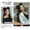 Space Buns Hair Piece 2 Pack Messy Bun Extension Claw