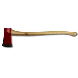Nupla 06211 6 lbs Flat Head Fire Axe with 32" Hickory Handle