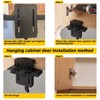 Cabinet Door Installation Positioner, Adjustable Cabinet Hardware Jig, Versatile Hardware