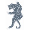 Tinsley Transfers Panther Prison Temporary FX Tattoo, Black/White