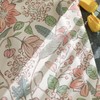 Vangao Pink Nursery Curtains for Girls Room Floral Blackout Curtains