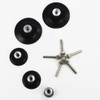 Coceca 5 Pack Disc Pad Holder, Universal Quick Change 2