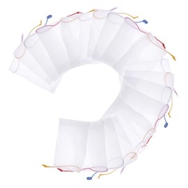 Mikinona 30pcs Mesh Soap Bags for Shower Pe Drawstring Pouches for Soap Storage Exfoliation Multi-purpose for Bath Use