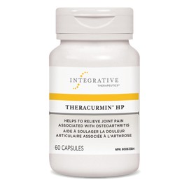 Integrative Therapeutics Integrative Therapeutics - Theracurmin HP - Turmeric, Curcumin Supplement - 27x More Bioavailable - High Absorption Turmeric* - Helps to Relieve Joint Pain Associated with Arthritis - Vegan - 60 Capsules