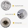 FRIXCHUR Small Ceiling Light Semi Flush Mount Ceiling Light Chrome