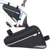 Waterproof Bicycle Triangle Frame Bag, 1.2 L Polyester Fibre, Cycling