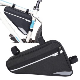 Waterproof Bicycle Triangle Frame Bag, 1.2 L Polyester Fibre, Cycling Under the Top Tube, Corner Bag for Storing Bicycle Accessories, #811
