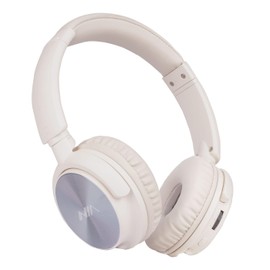 XuanGui Wireless Bluetooth On Ear Headphones, Hi-Fi Stereo Sound Wireless Headphones with Mic, 12H Playtime, Bluetooth 5.3, Light-weight and Comfortable Design for Travel Smartphone MP3 (White)