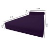 Amfuton Purple Sleeper Chair Folding Foam Beds, Lounger Studio Bed
