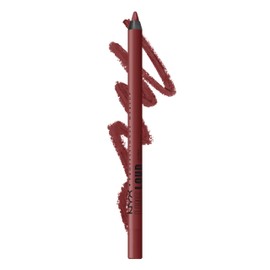 NYX Professional Makeup Lip Liner, Matte Finish, Kiss and Colourfast and Smudge-Proof, Long-Lasting, Line Loud, 1 No Wine-Ing
