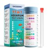 GAOQSEMG 11 in 1 Aquarium Test Strips,100 Counts Ammonia Aquarium