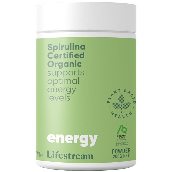Lifestream Spirulina Certified Organic Powder 200g