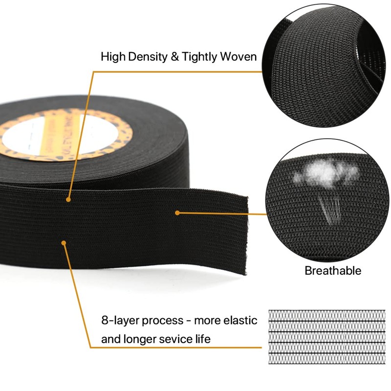 Bella Hair Sewing Elastic Band 1.5 inch 12 Yard -