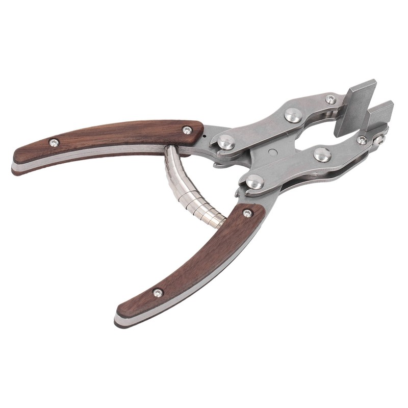Flat Pliers Wooden Handle Alloy Steel Mouth 38mm Jaw Width