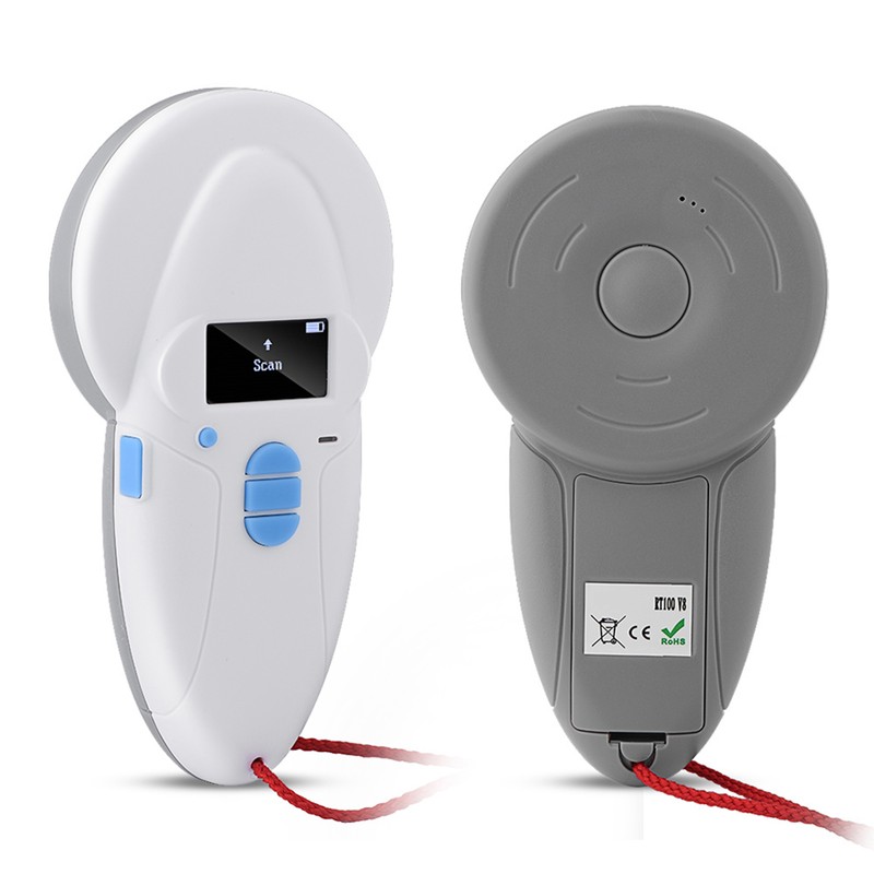 Handheld Rechargeable Animal Chip ID Reader Microchip RFID Scanner