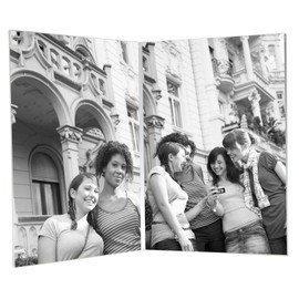 MCS 4x6 Inch Bent Acrylic Picture Frame, Double Vertical (32406)